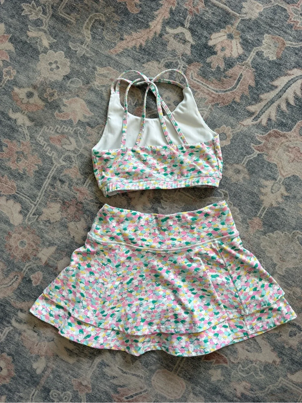 SweetHoney Size 10Y Athletic Skort and Sports Bra